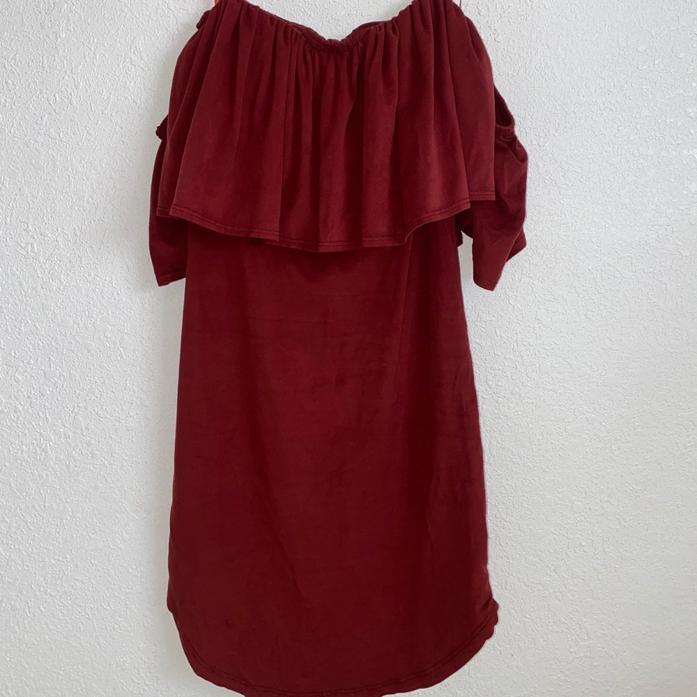 Off the shoulder dress